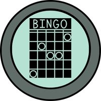 Early Literacy Blackout Bingo Badge