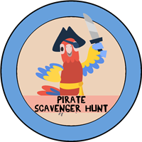 Pirate Scavenger Hunt Badge
