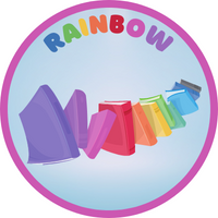 Reading a Rainbow Badge